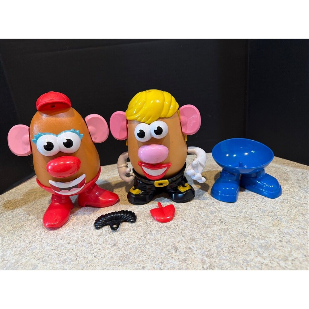 Mr & Mrs Potato Head Lot 2 With Rear Storage Compartment 2010